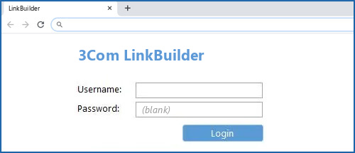 3Com LinkBuilder router default login