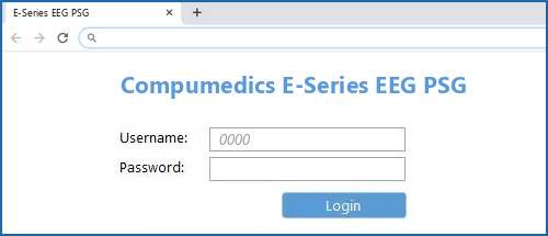 Compumedics E-Series EEG PSG router default login