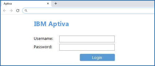 IBM Aptiva router default login
