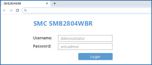 SMC SMB2804WBR router default login