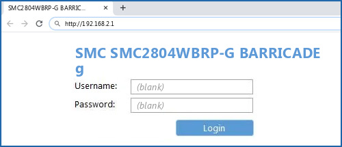 SMC SMC2804WBRP-G BARRICADE g router default login