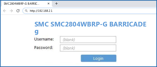 SMC SMC2804WBRP-G BARRICADE g router default login