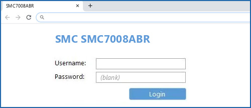 SMC SMC7008ABR router default login