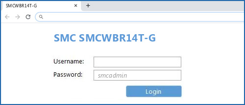SMC SMCWBR14T-G router default login