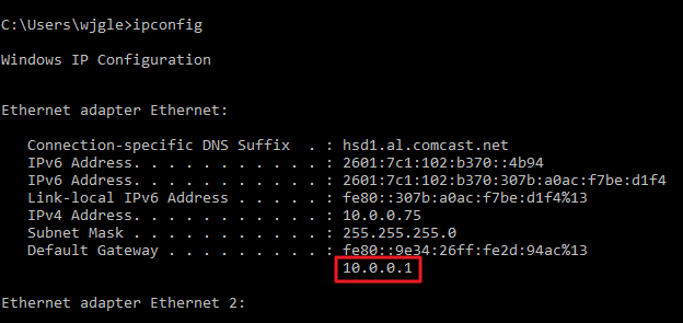 Final skull Seraph How to find your router IP address